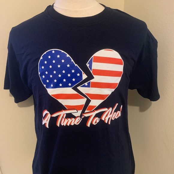 Time to heal and vaccinated because my community matters t shirts - Picture 3 of 3